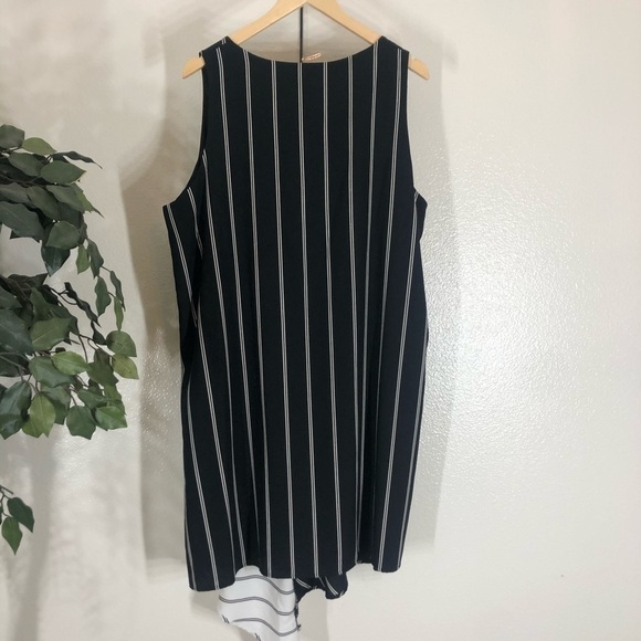 PLUS Halogen Striped Asymmetrical Dress - Picture 5 of 5